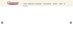 Desktop Screenshot of glamourcentar.com